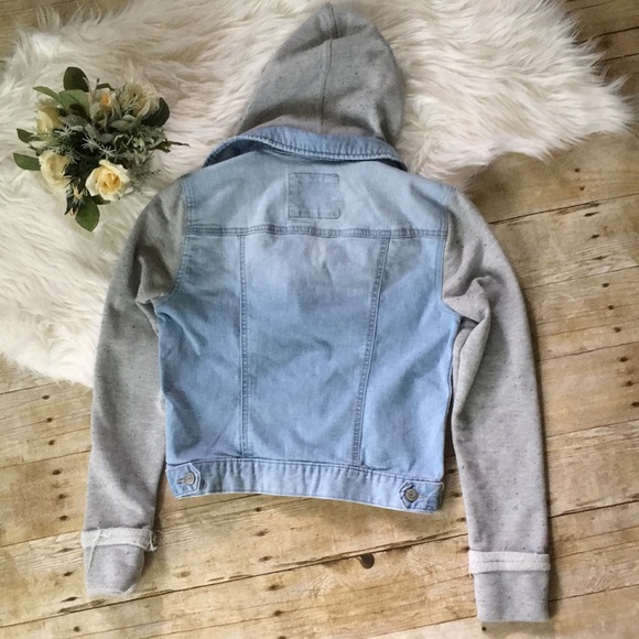 Mudd Hooded Jean Jacket - Picture 5 of 6